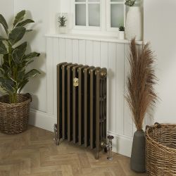 Radiateur fonte - 76 cm - Laiton naturel - Choix de tailles - Isabel