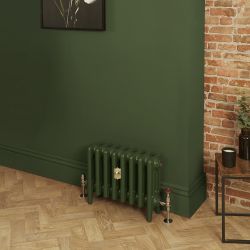Radiateur fonte - 56 cm - 4 colonnes - Duck Green W55 de Farrow & Ball - Choix de tailles - Mercury