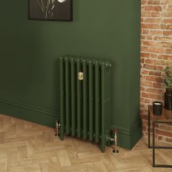 Radiateur fonte - 76 cm - 4 colonnes - Duck Green W55 de Farrow & Ball - Choix de tailles - Mercury
