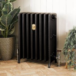 Radiateur fonte – 66 cm – Graphite antique – Tailles multiples - Isabel