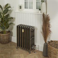 Radiateur fonte - 66 cm - 6 colonnes - Fonte polie - Choix de tailles - Isabel