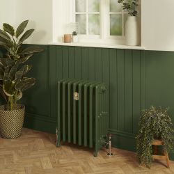 Radiateur fonte - 66 cm - 6 colonnes - Duck Green W55 de Farrow & Ball - Choix de tailles - Isabel