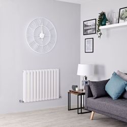 Radiateur design horizontal - 63,5 cm - Blanc - Choix de largeurs - Delta