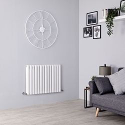 Radiateur design horizontal - Blanc - Choix de tailles - Vitality