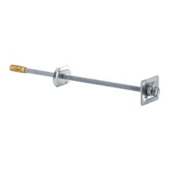 Support mural droit pour radiateur fonte -Finition acier