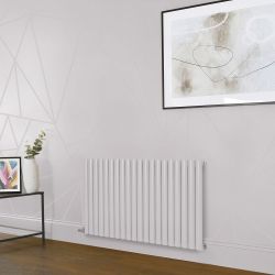 Radiateur électrique design horizontal - Rose (Rose Petal Pink) - Choix de largeur, thermostat et cache-câble - Vitality