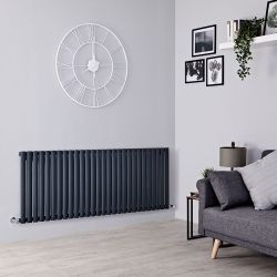 Radiateur design horizontal – Choix de finitions (blanc, anthracite, noir & gris clair mat) et de tailles – Vitality