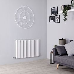 Radiateur design horizontal – Choix de finitions (blanc, anthracite, noir & gris clair) et de tailles – Vitality