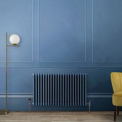 Radiateur horizontal style fonte – Triple rang – Choix de finitions bleues et tailles – Windsor