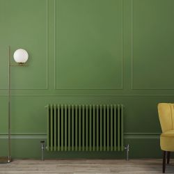 Radiateur horizontal style fonte – Triple rang – Choix de finitions vertes et tailles – Windsor