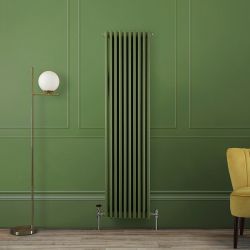 Radiateur vertical style fonte - 180 cm – Triple rang – Choix de finitions vertes et tailles – Windsor