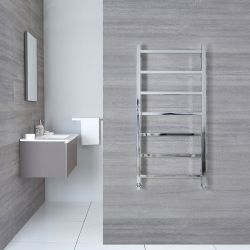 Sèche-serviettes - Chromé - 120 cm x 60 cm - Eton