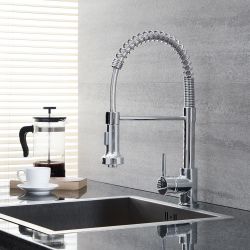 Mitigeur de cuisine – Avec douchette – Chromé – Como