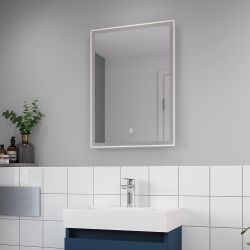 Miroir chauffant éclairé LED – 26 watts – 50 cm x 70 cm