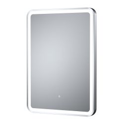 Miroir chauffant éclairé LED – Argent – 21 watts – 50 cm x 70 cm