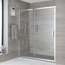 Porte de douche coulissante avec receveur – Tailles multiples - Portland