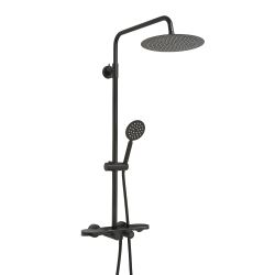 Colonne de douche thermostatique – Avec pommeau de douche rond et douchette – Choix de finitions – Elsie