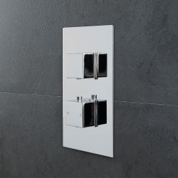 Mitigeur Douche Thermostatique Encastré Kubix Cubique