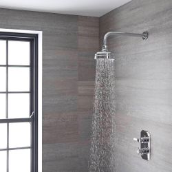 Pomme de Douche Ronde Rétro 15.5cm