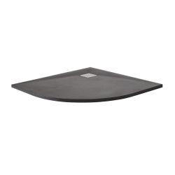Receveur de douche à effet texturé quart de cercle – Choix de finitions – 90 cm - Rockwell