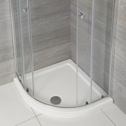 Receveur de douche quart de cercle à profil bas - Choix de taille et option antidérapante - Maxon