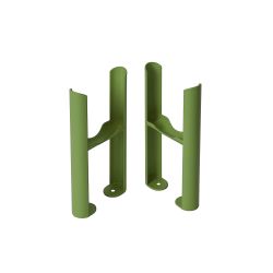 Pieds de radiateur rétro à 3 colonnes – Choix de finitions vertes – Windsor