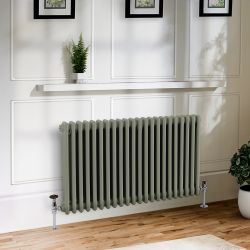 Radiateur style fonte horizontal - Double rang - Choix de couleurs vives et de tailles – Windsor