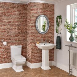 Pack WC et lavabo sur colonne - Chester