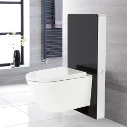 WC japonais Hirayu avec meuble – 50 cm – Noir – Saru