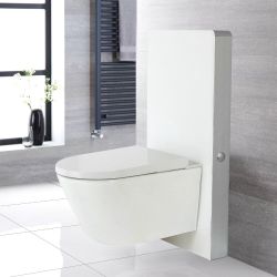 WC japonais Hirayu avec meuble - 50 cm - Blanc - Saru