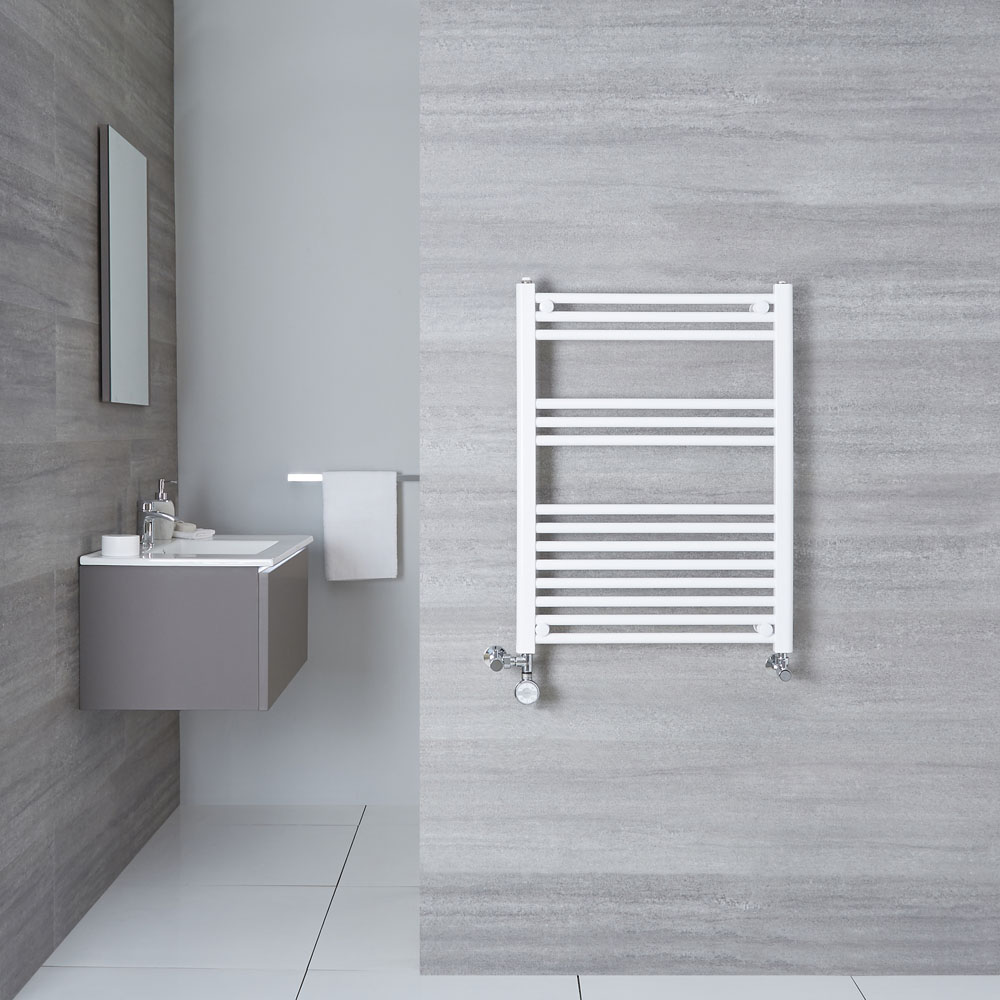 Sèche-Serviettes Mixte Blanc Etna 80cm x 60cm x 3cm 482 Watts