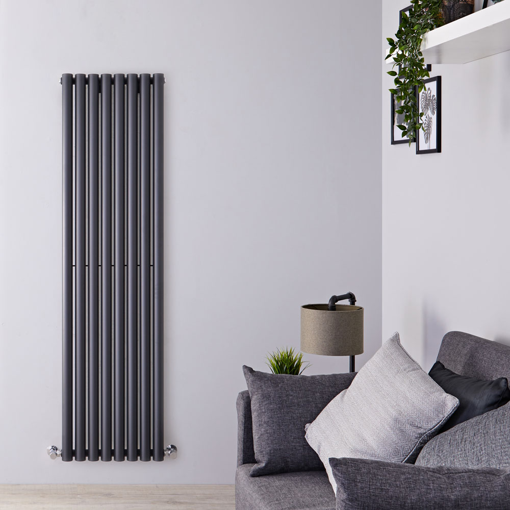 Radiateur Design Vertical Anthracite Savy 160cm x 47,2cm x 8cm 1278 Watts