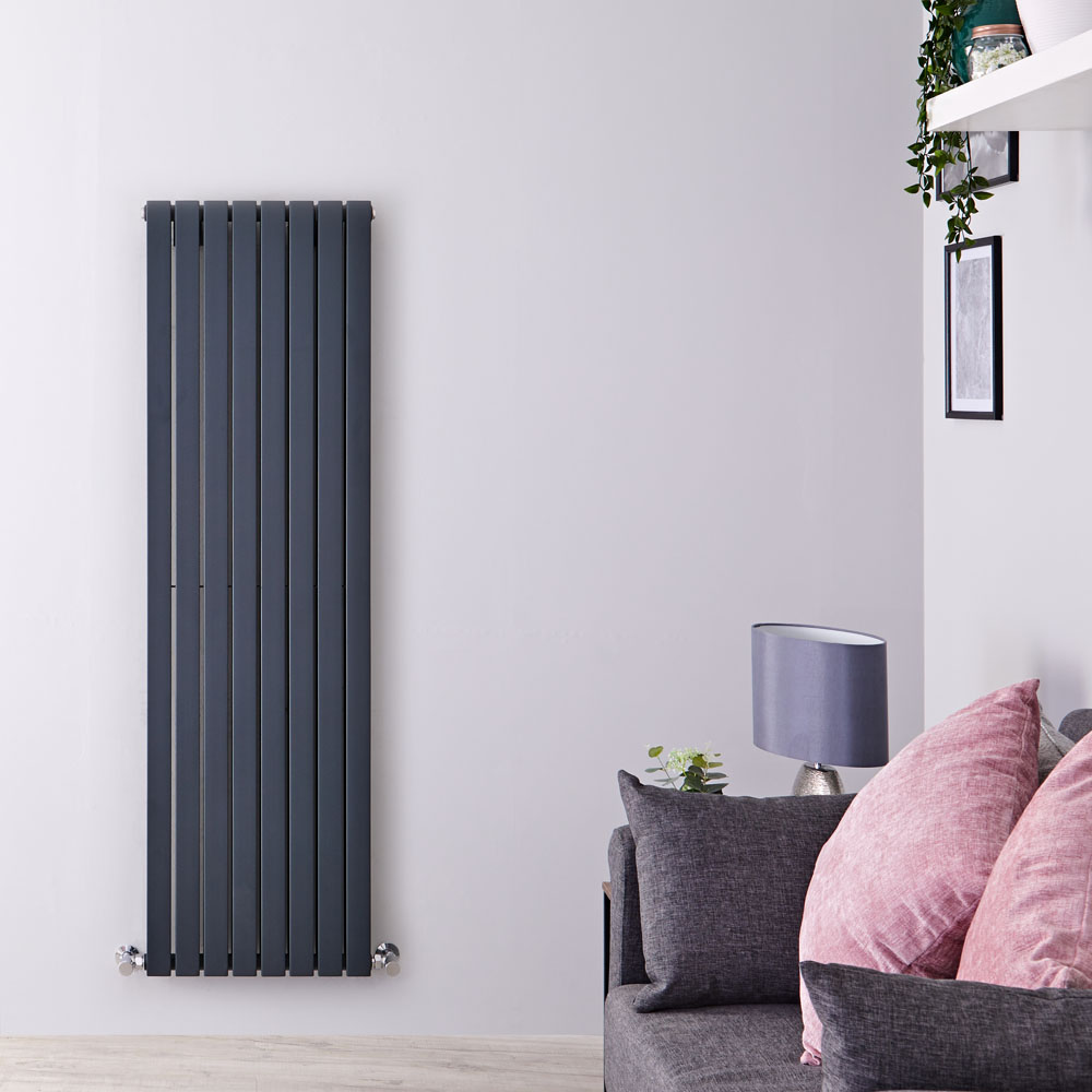 Radiateur Design Vertical Anthracite Sloane 160cm x 47,2cm x 7,2cm 1591 Watts