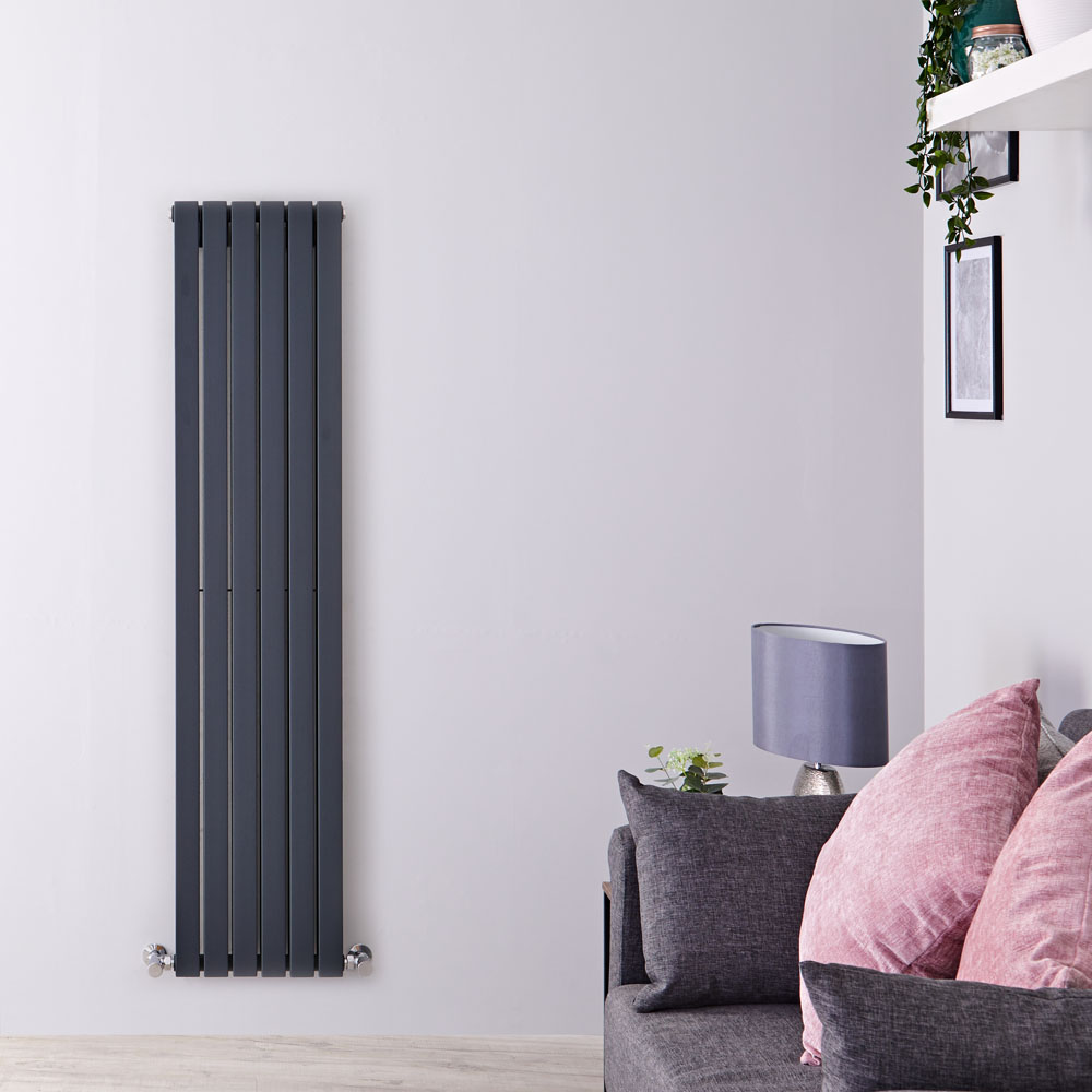 Radiateur Design Vertical Anthracite Sloane 160cm x 35,4cm x 7,2cm 1193 Watts
