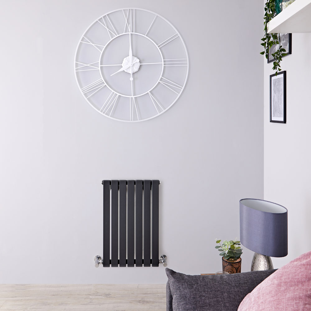Radiateur Design Horizontal Anthracite Sloane 63,5cm x 42cm x 5,4cm 421 Watts