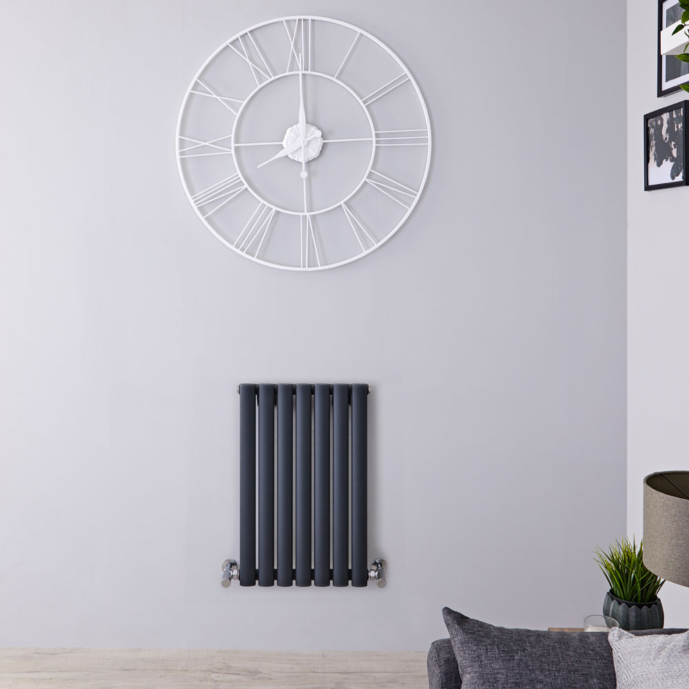 Radiateur Design Horizontal Anthracite Vitality 63,5cm x 41,5cm x 5,5cm 418 Watts