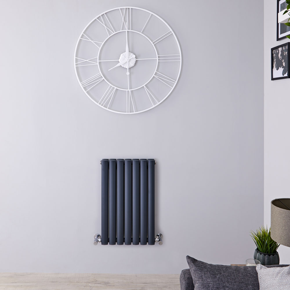 Radiateur Design Horizontal Anthracite Vitality 63,5cm x 41,5cm x 7,8cm 652 Watts
