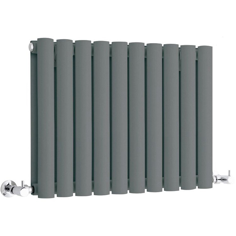 Radiateur horizontal anthracite Vitality 40 x 59.5cm 619 watts