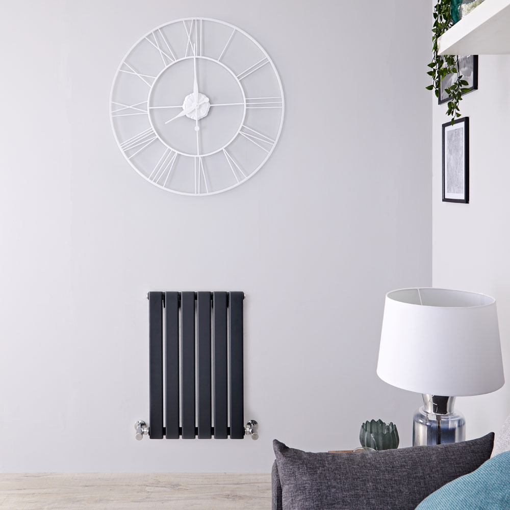 Radiateur Design Horizontal Anthracite Delta 63,5cm x 42cm x 4,6cm 376 Watts