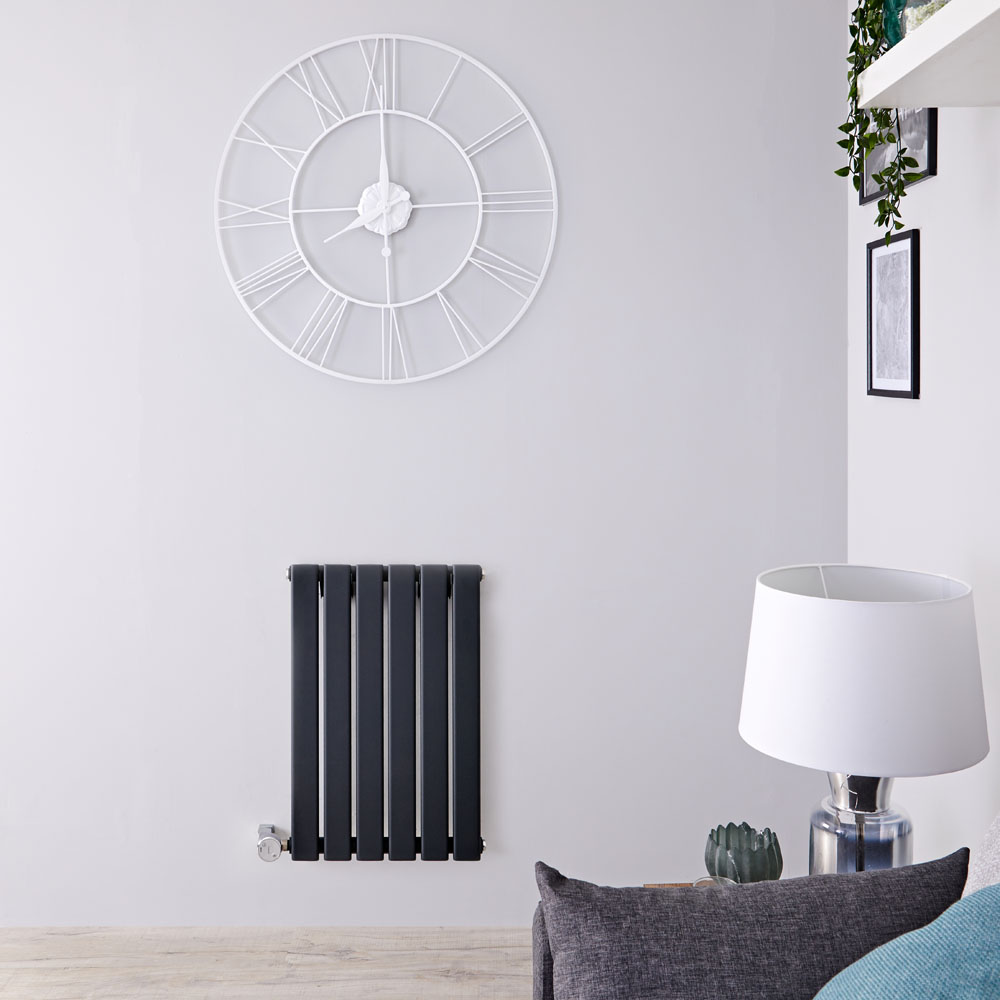 Radiateur Design Électrique Horizontal Anthracite Delta 63,5cm x 42cm x 4,6cm