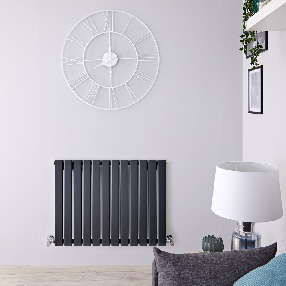 Radiateur Design Horizontal Anthracite Delta 63,5cm x 84cm x 4,6cm 751 Watts