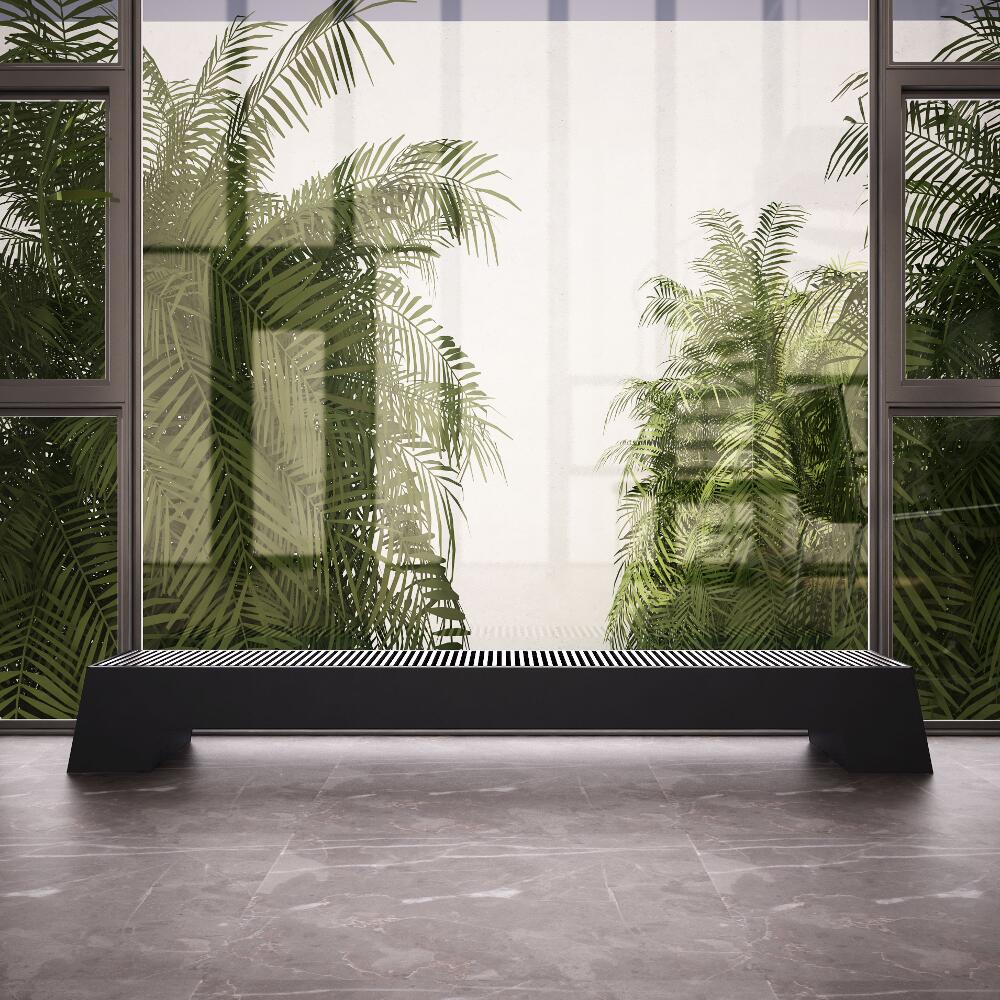Radiateur Plinthe Anthracite Adva 20 x 180 x 29,6 cm 1563 watts