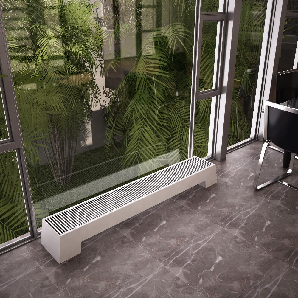 Radiateur Plinthe Blanc Adva 20 x 140 x 29,6 cm 1146 watts