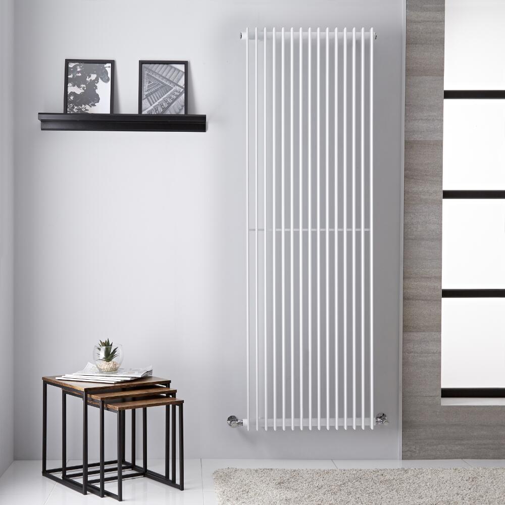 Roma - Radiateur Vertical Design Blanc - 180cm x 60.5cm