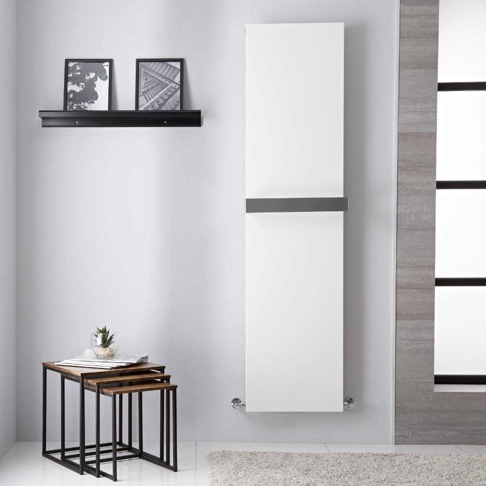 Trevi - Radiateur Vertical Design Blanc Minéral - 180cm x 45cm