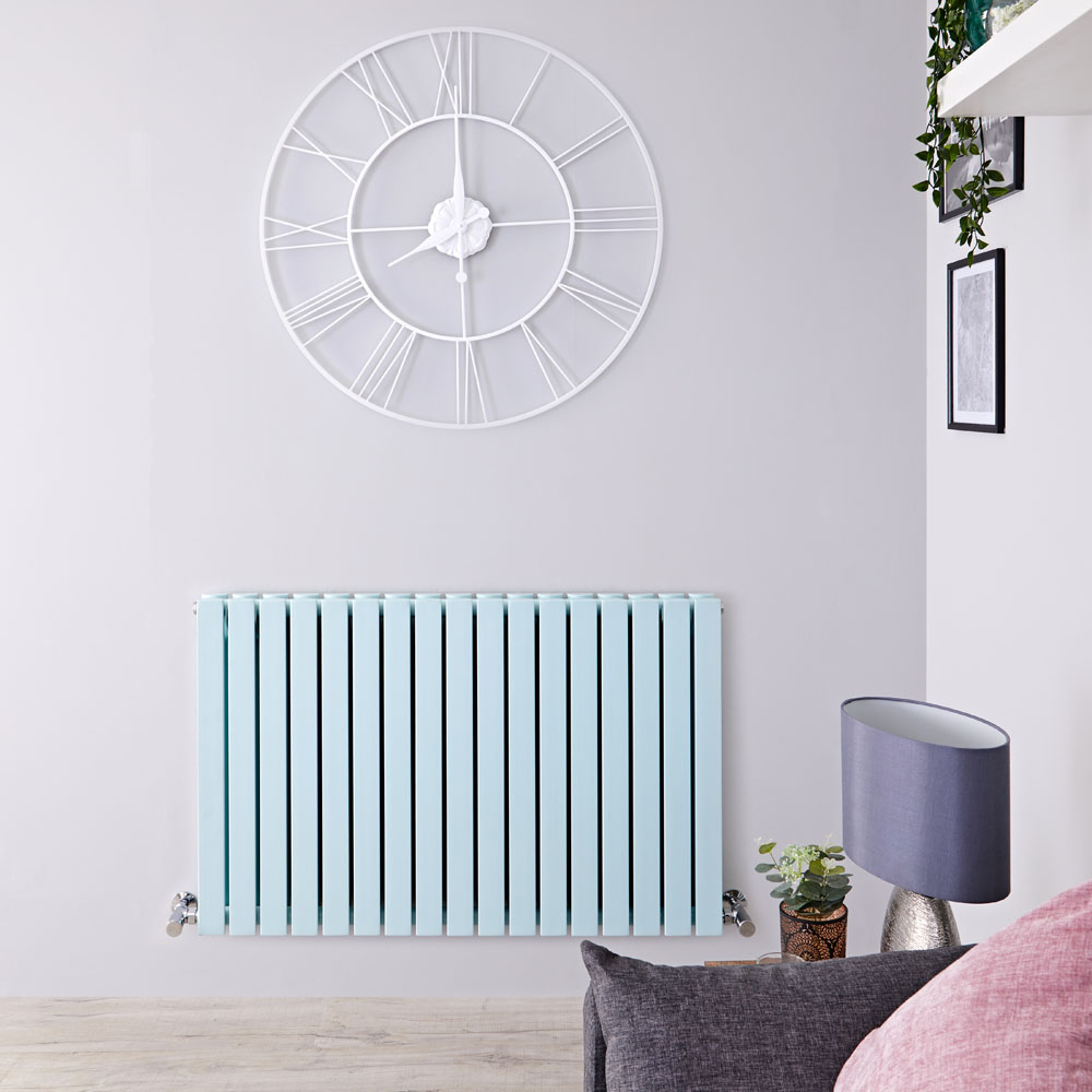 Radiateur horizontal Sloane Vert Menthe 63.5 x 100cm 1022 watts