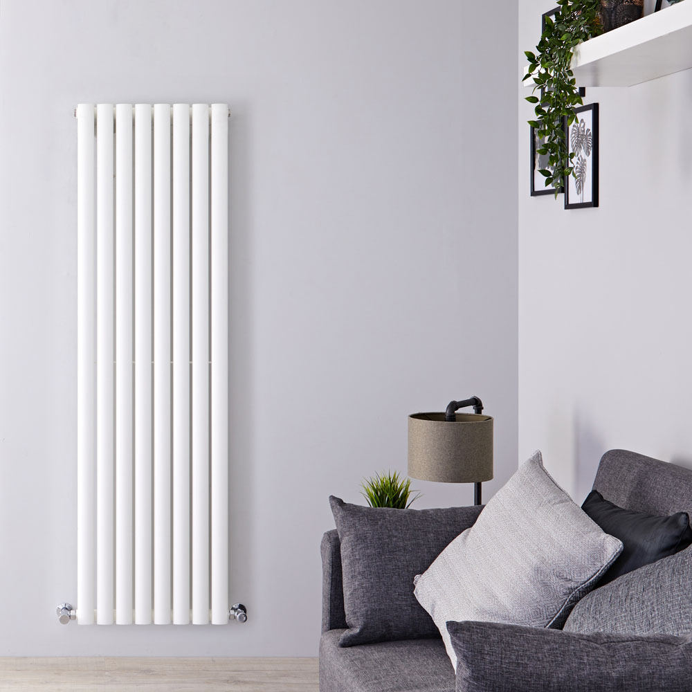 Radiateur Design Vertical Blanc Vitality 160cm x 47,2cm x 5,6cm 1122 Watts