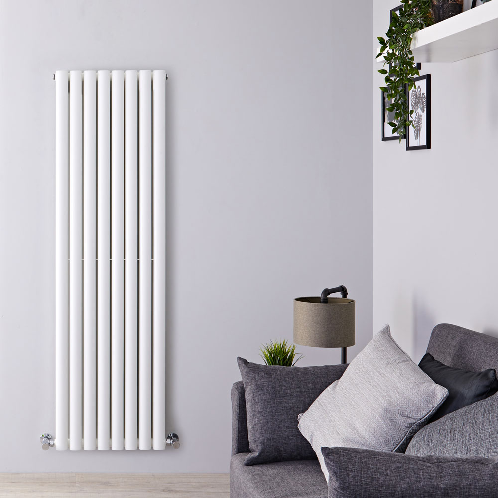 Radiateur Design Vertical Blanc Vitality 160cm x 47,2cm x 7,5cm 1638 Watts