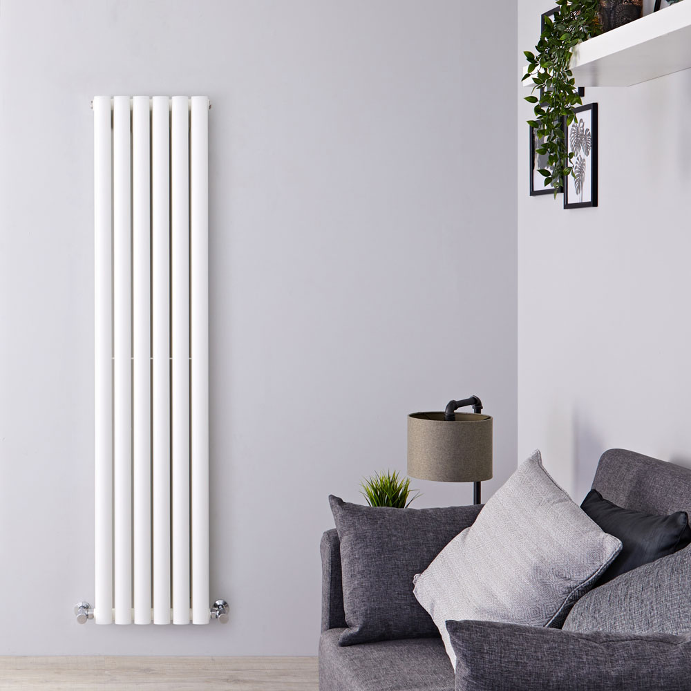 Radiateur Design Vertical Blanc Vitality 160cm x 35,4cm x 7,8cm 1228 Watts