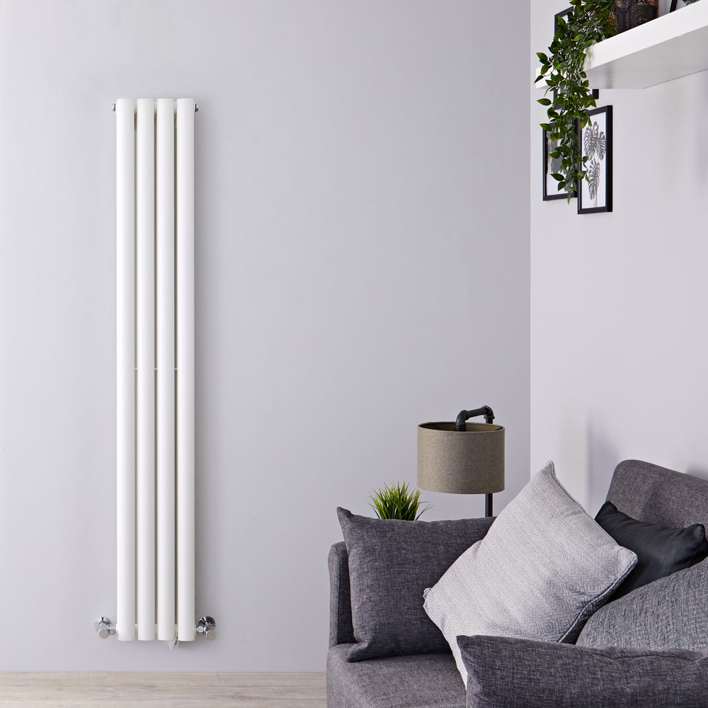 Radiateur Design Vertical Blanc Vitality 160cm x 23,6cm x 7,8cm 819 Watts